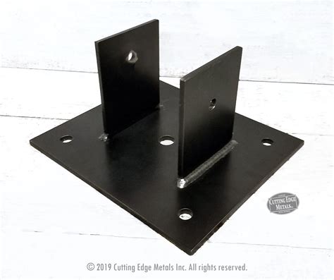 3 metal post brackets|metal brackets for wood posts.